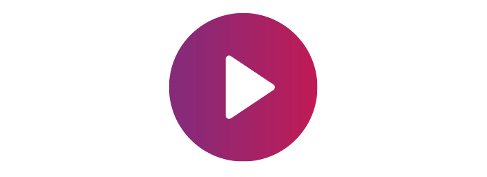 אייקון עיגול עם משולש כמו music player